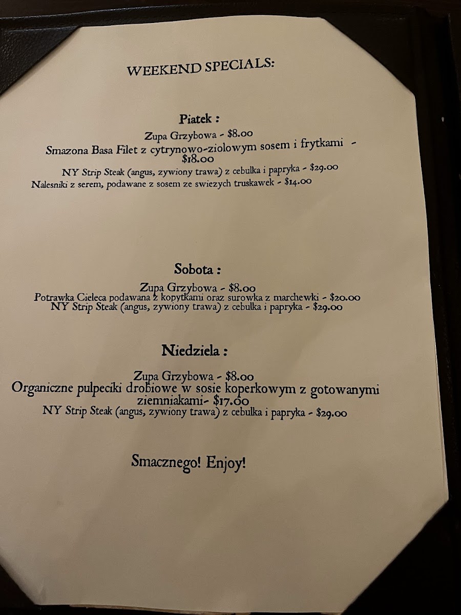 Karczma Menu - Image 4