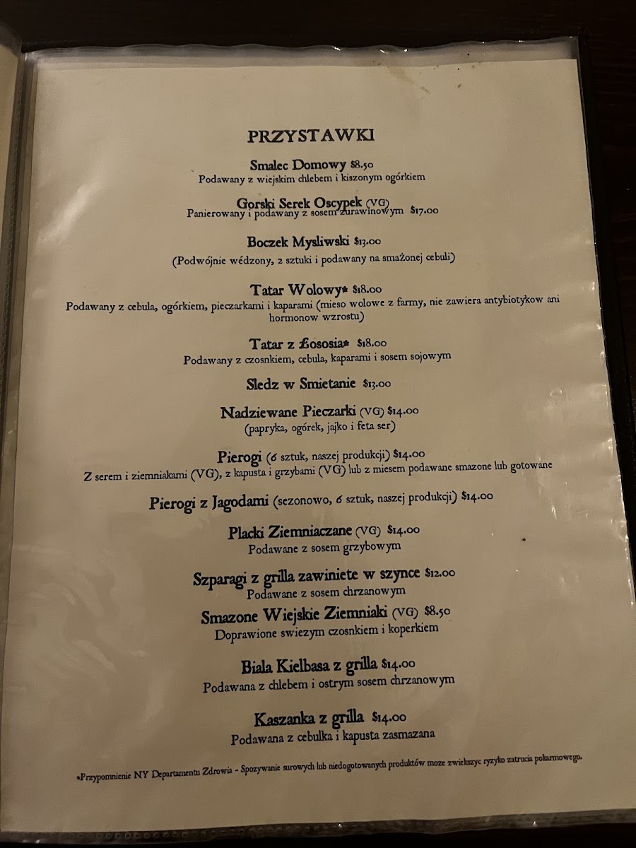 Karczma Menu - Image 5